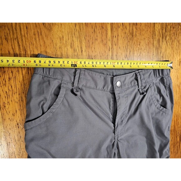 Duluth Pants Capri Hiking  Women Sz 6 Gray Outdoor Duluth Trading Nylon Spandex - Picture 7 of 10